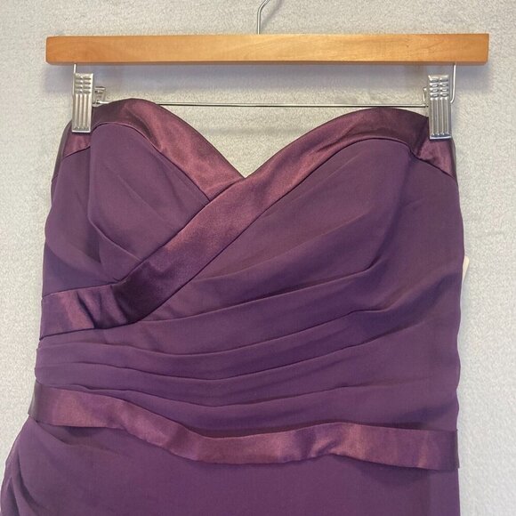 NEW Bari Jay Ballgown Formal Dress Sz 10 Formal Bridesmaid Prom Gown Purple NWT - Picture 11 of 16
